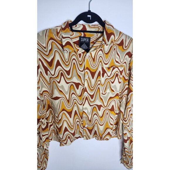 Super Massive Long Sleeve SolWarp ButtondownRegular Shirt Size L - Picture 2 of 6